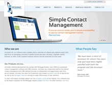 Tablet Screenshot of incontact.ca